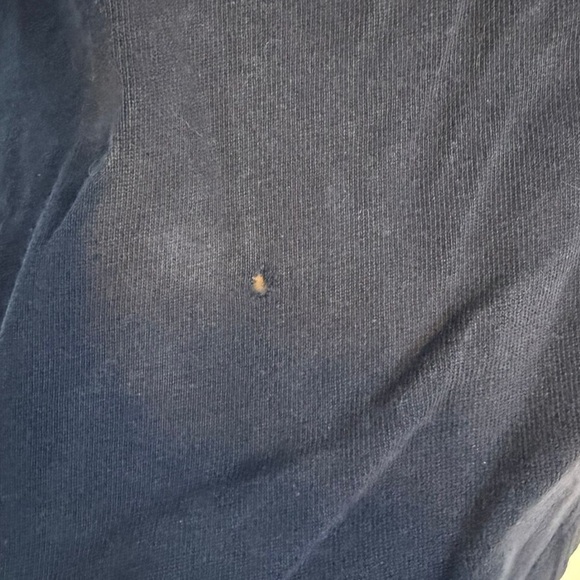 Eddie Bauer Navy Cotton Hooded Henley Shirt Men’s Size XL - Picture 7 of 7